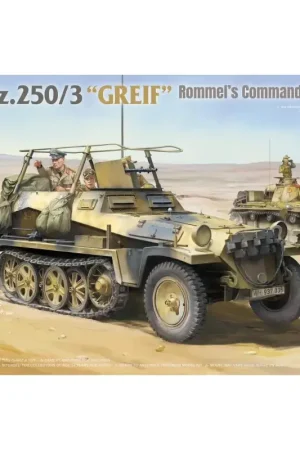 Sd.Kfz.250/3 "GREIF" Rommel's Command Half-Track Schaalmodel Gecertificeerd