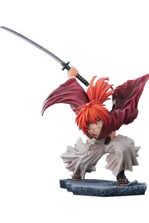 Beste Prijs Rurouni Kenshin: Meiji Kenkaku Romantan Kyoto Douran 1/6 Kenshin Himura Amakakeruryuunohirameki Ver. 26cm