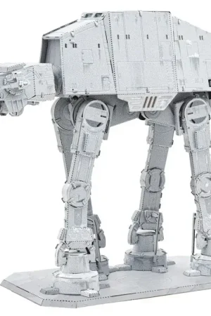 Exclusieve Aanbieding MetalEarth: ICONX - STAR WARS / IMPERIAL AT-AT 9,3x5x10,16cm, 3D metalen modelbouwset met 2,5 veelkleurige vellen, in doos, 14+