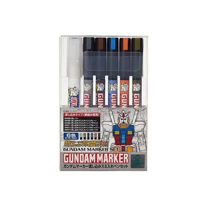 AMS-122 - Gundam Pouring Inking Pen Set Favoriet