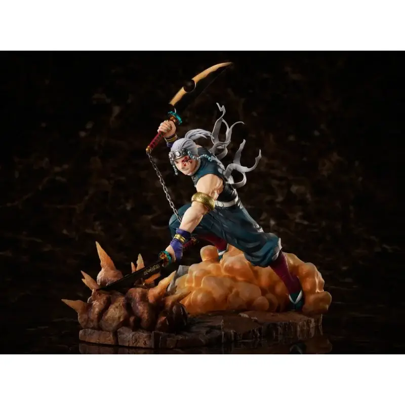 Uitverkoop Demon Slayer: Kimetsu no Yaiba Standbeeld 1/8 Tengen Uzui 28 cm Figuurtje