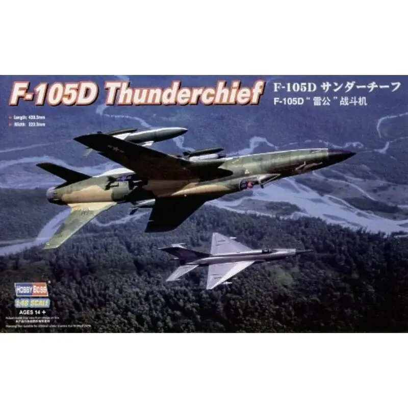 Republic F-105D Thunderchief Schaalmodel Gratis Retour