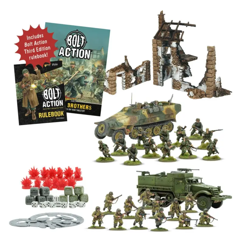 "Band of Brothers" Bolt Action Starter Set 3rd Edition (English) Figuur spellet Meest Verkocht