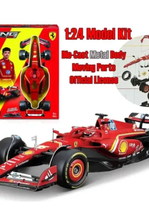 Aanbieding Ferrari F1 Sf-24 - N.16 Charles Leclerc With Helmet odel Kit 1:24 Schaalmodel