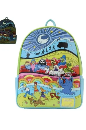 Voordeelprijs Scooby Doo Loungefly Mini Sac A Dos Psychedelische Monster Chase Gitd Tas