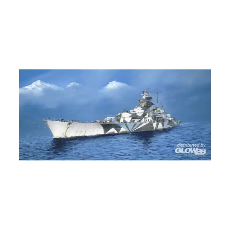 German Tirpitz Battleship Schaalmodel Superprijs