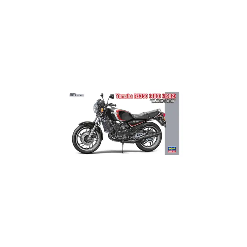 Weekendaanbieding Yamaha RZ350 (4U0) 1982 Black 1:12 Plastic Model Motorcycle Schaalmodel