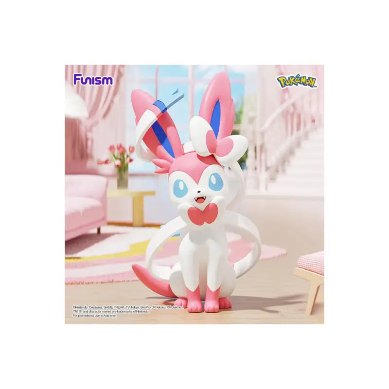 Lage Kosten Pokemon - Funism Prime Figure Life Size Sylveon Nymphali 45cm Figuurtje