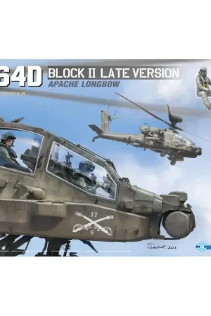 TAKOM: 1/35; AH-64D Attack Helicopter Apache Longbow Block II Late Version Schaalmodel Actieprijs