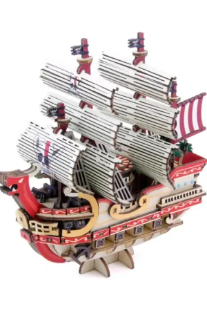 Rechtstreeks Van De Fabrikant ONE PIECE - Red Force - Wood Model Kit 14cm