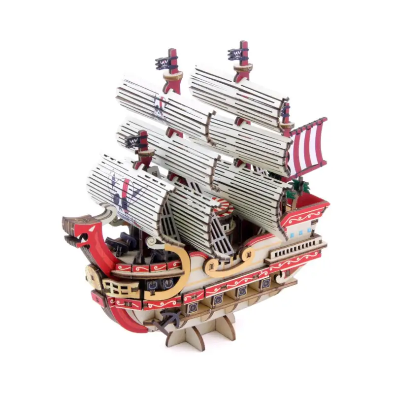 Rechtstreeks Van De Fabrikant ONE PIECE - Red Force - Wood Model Kit 14cm