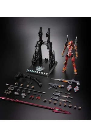 Weekendaanbieding EVANGELION - EVA-02 + Lance of Cassius - Figure Metal Build 30th 22cm Figuurtje
