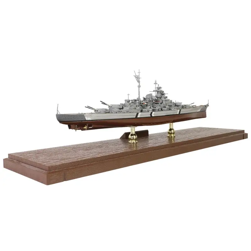 Cuirasse allemand bismarck "kriegsmarine" danemark mai 1941 (avec coque et socle) Dagaanbieding