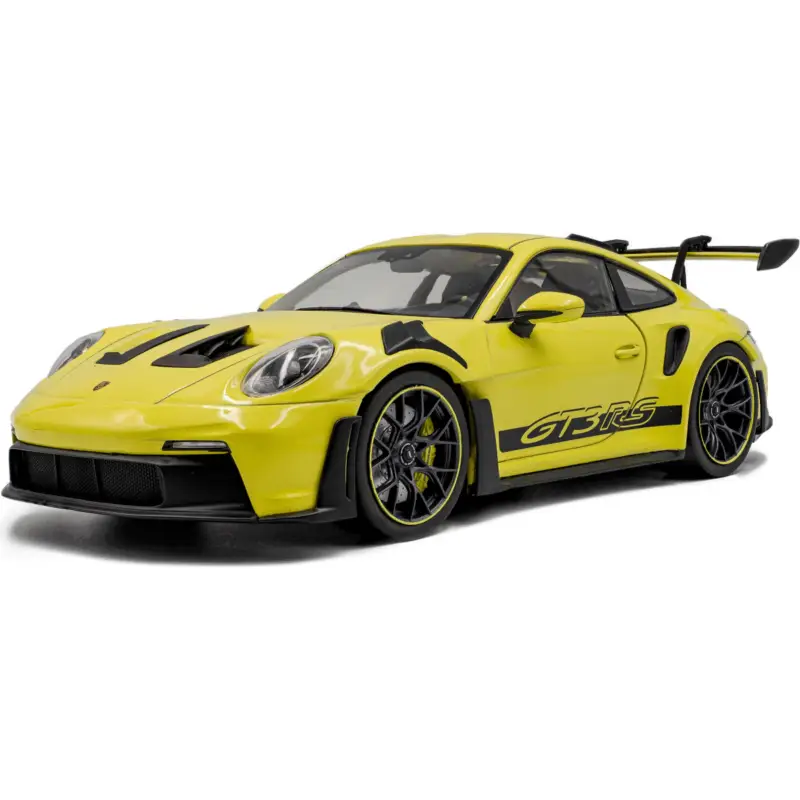 Solido 1812104 porsche 911 gt3 rs solido works neon lime 2024 1/18 Miniatuur Hoge Kwaliteit