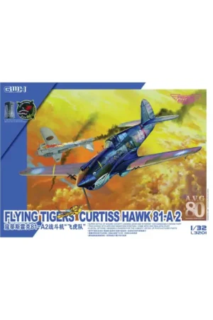 Snelle Levering Curtiss P-40B Tomahawk 81-A2 AVG (Flying Tiger) 1/32 Schaalmodel