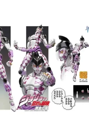 Nieuw Jojo's Bizarre Adventure Golden Wind PURPLE HAZE Chozokado Rerun Action figure