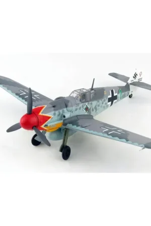 Messerschmitt Bf109G-6 Luftwaffe, "Groen 1" Hermann Graf JG50, september 1943 Miniatuur Laatste Kans