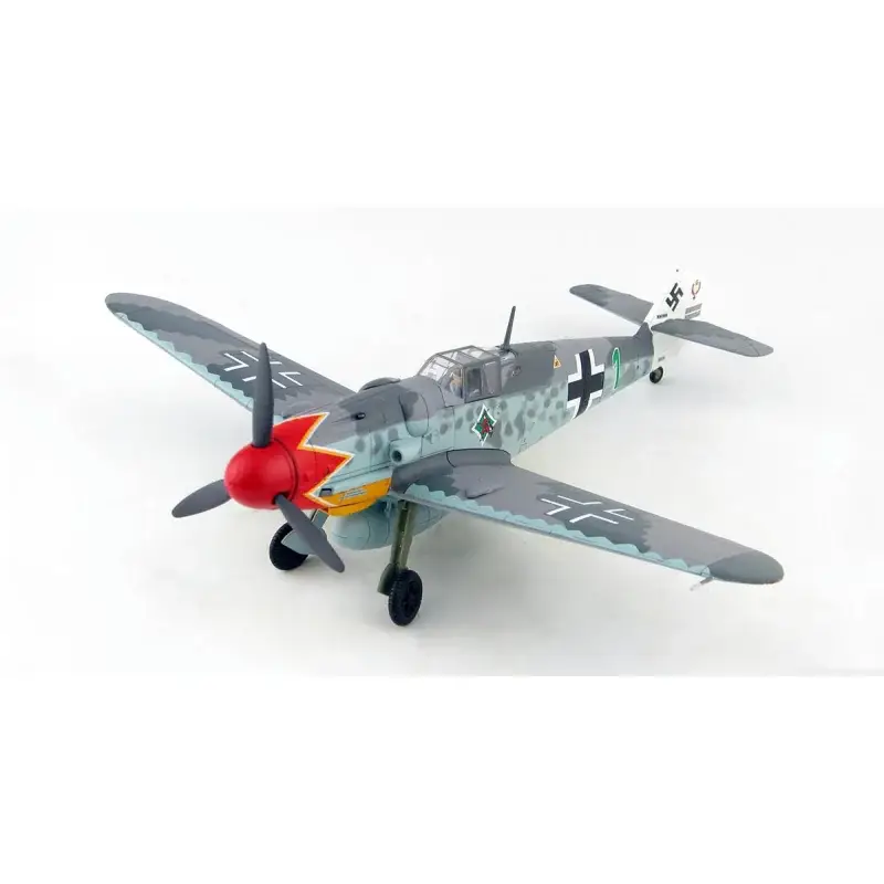 Messerschmitt Bf109G-6 Luftwaffe, "Groen 1" Hermann Graf JG50, september 1943 Miniatuur Laatste Kans