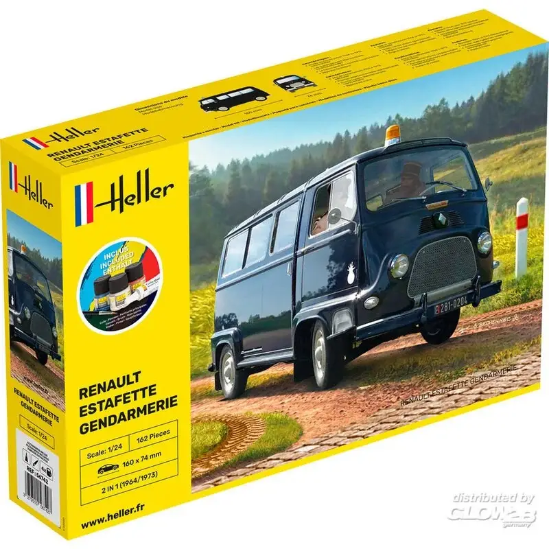 STARTER KIT RENAULT ESTAFETTE Gendarmerie Schaalmodel Beste Prijs