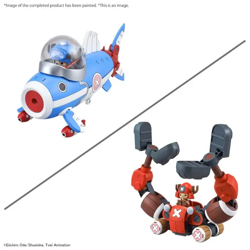 Uitverkoop ONE PIECE - Chopper Robot 3&5 (Chopper Submarine & Crane) -Model Kit