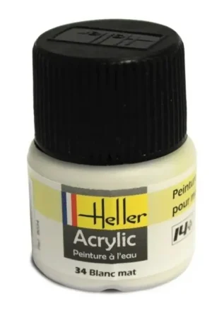 Flat White Acrylic 0.5 fl.oz Acrylverf Finale Uitverkoop