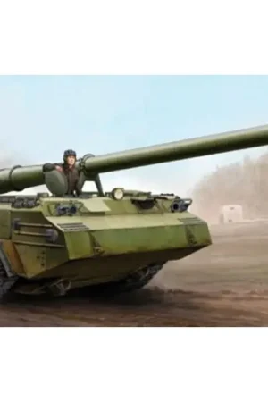 Gecertificeerd 2S7 Zelfrijdende Gun Sovjet 'Pioen' (Pion) of 'Malka' SP pistool Schaalmodel