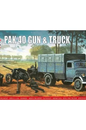 Goedkoop Opel Blitz-vrachtwagen en PAK 40-veldpistool 'Vintage Classic-serie' Schaalmodel