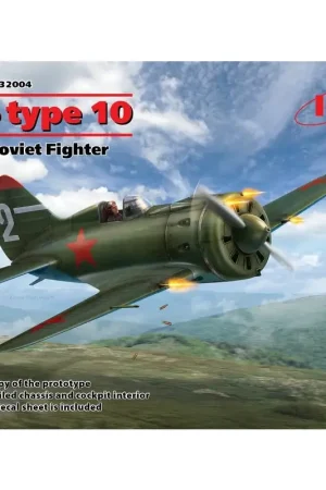 Voordeelprijs I-16 type 10, WWII Sovjet Fighter Schaalmodel
