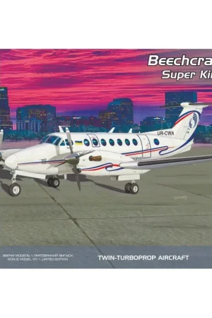 Beechcraft 350 'Super King Air'De kit bevat:161 plastic onderdelen Schaalmodel Express Levering