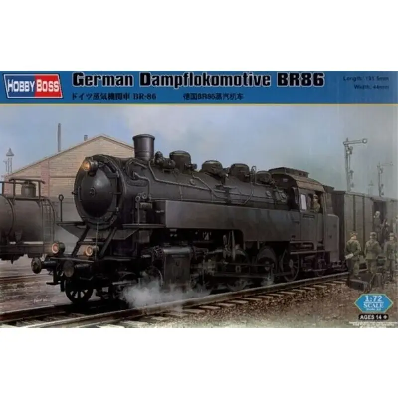 Tijdelijk Beschikbaar German Kriegslokomotive BR-86 Schaalmodel