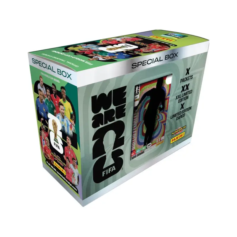 Gratis Retour FIFA World Cup 2026 Trading Cards Special Box