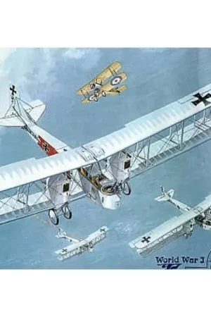 Lage Kosten Gotha G.IV German WWI bomber Schaalmodel