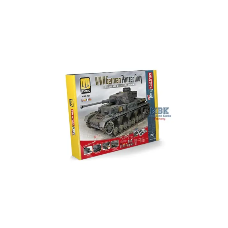Beperkt Aanbod Solution Box MINI - WWII German Panzer Grey Acrylverf