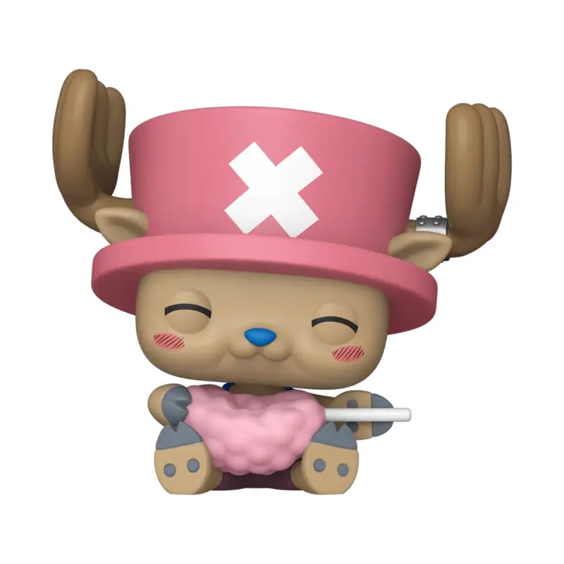 One Piece - POP! Animation Vinyl figure Tony Tony Chopper with cotton candy heo Exclusive 9 cm Voordeelprijs