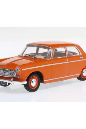 Tijdelijk Beschikbaar Peugeot 404 berline 1960 orange Miniatuur