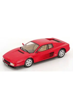 Veilige Betaling Ferrari testarossa 1986 red beige interior Miniatuur