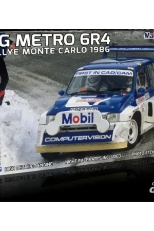 MG METRO 6R4,Rallye Monte Carlo 1986 Schaalmodel Actieprijs