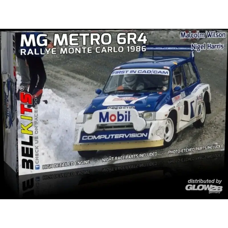 MG METRO 6R4,Rallye Monte Carlo 1986 Schaalmodel Actieprijs