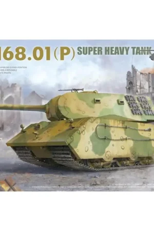 Fabrieksprijs TAKOM MODEL: 1/35; Vk 168.01(P) Super Heavy Tank Schaalmodel