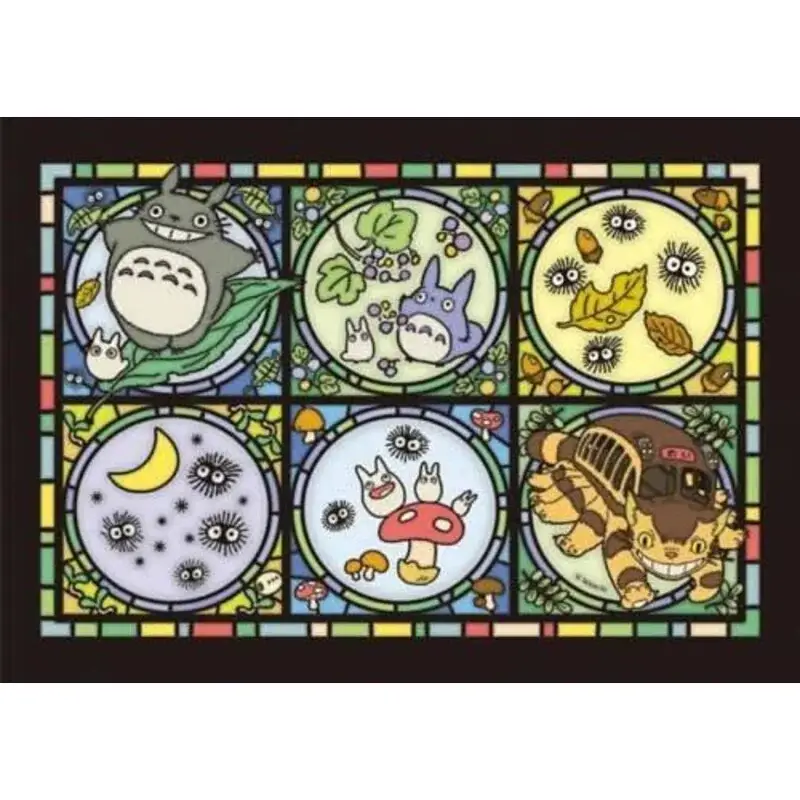 Koop Vandaag Puzzel Mijn buurman Totoro Art Crystal Jigsaw Puzzle Totoro's Forest Letter