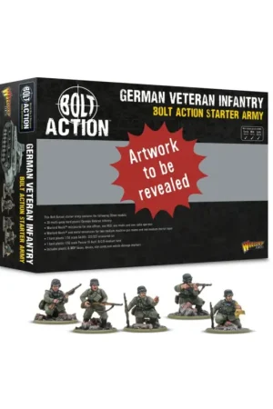 Flitsaanbieding German Veteran Infantry Starter Army Figuur spellet