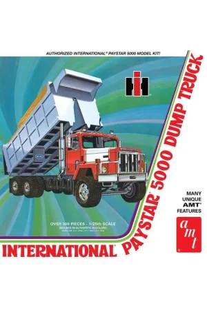 Kunststof model van INTERNATIONAL PAYSTAR 5000 kiepwagen 1:25 Bouwmodell Premium