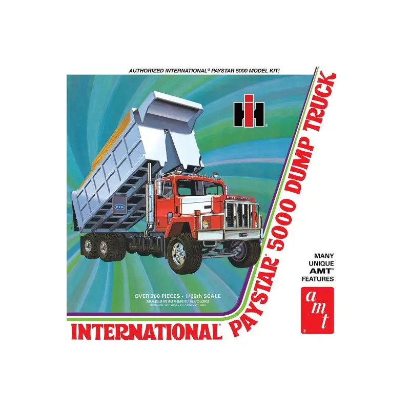 Kunststof model van INTERNATIONAL PAYSTAR 5000 kiepwagen 1:25 Bouwmodell Premium
