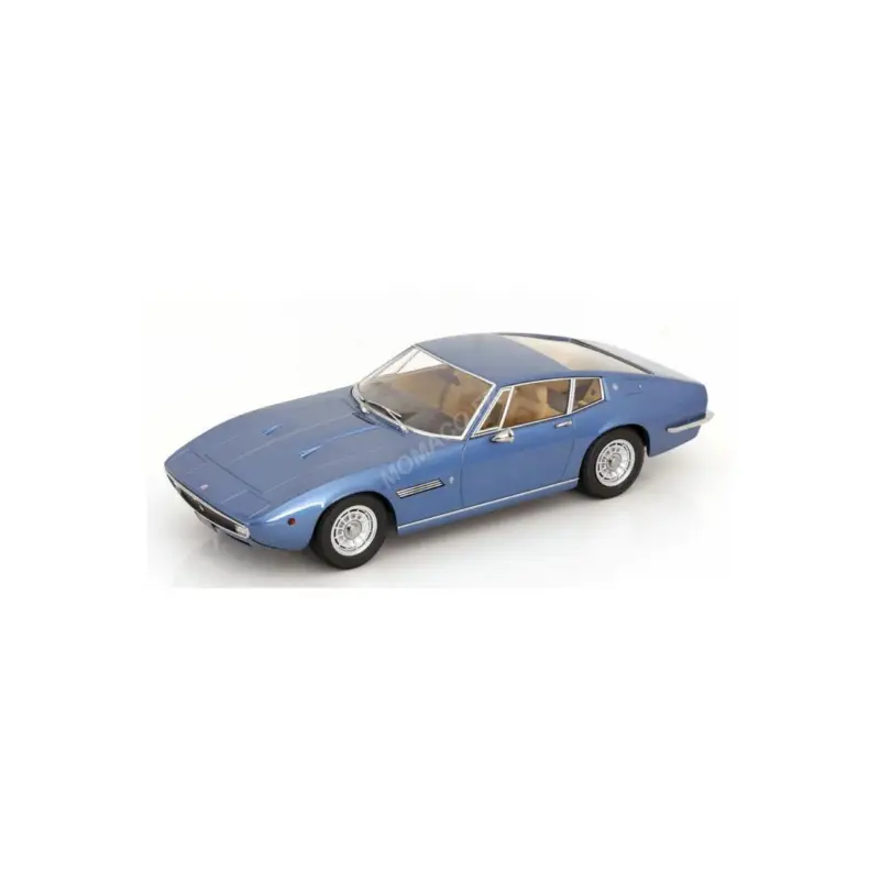 Seizoensaanbieding Maserati ghibli coupe 1969 metallic blue Miniatuur