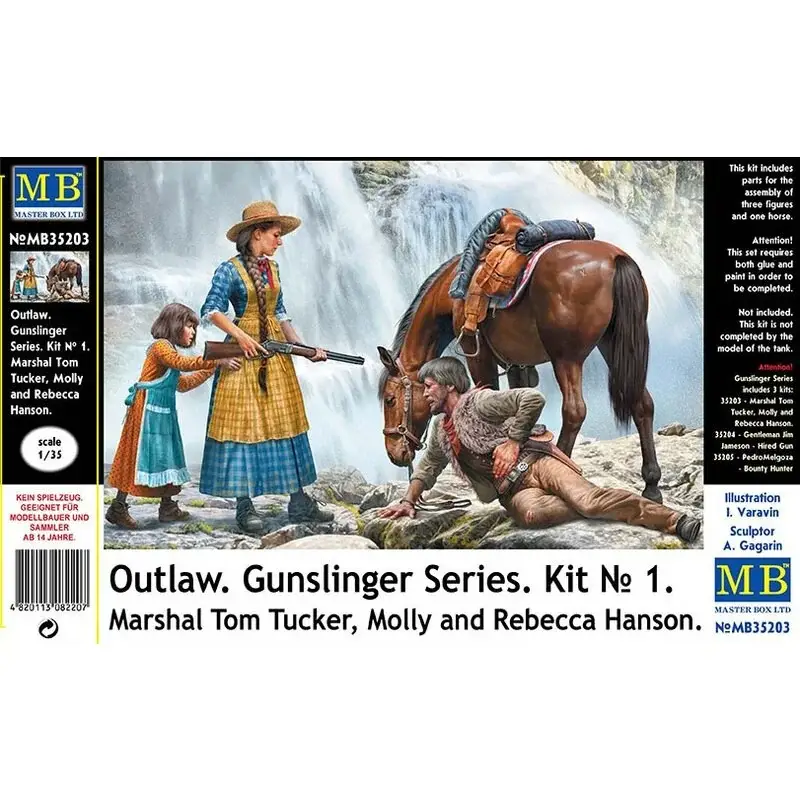 Outlaw Gunslinger 1 Maarschalk Tom, Tucker & Molly Figuren Bestseller