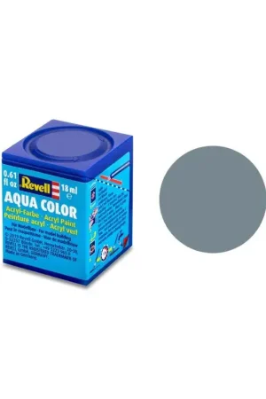 Matgrijze Aqua Acrylverf - 18ml 57 Gereduceerde Prijs