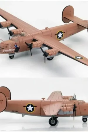 Laatste Kans B-24D Liberator 98thBG-343rdBS 'Snow White&Seven D Miniatuur