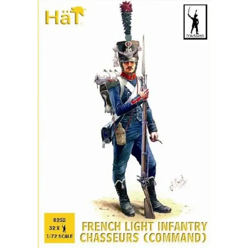 Goedkoop French Chasseurs Command. 32 figures per box Figuren