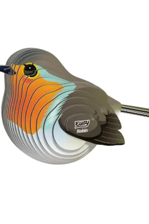 Eugy 3D Model: BIRD / ROBIN 9.5x4.8x5.8cm, cardboard, boxed, 6+ Schaalmodel Must-Have