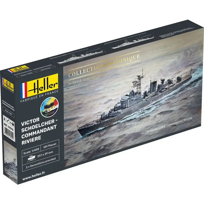 Starter kit victor schoelcher - commandant riviere Schaalmodel Hoge Kwaliteit